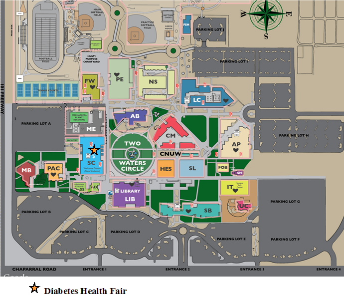 Scottsdale Community College Map American Diabetes Association: